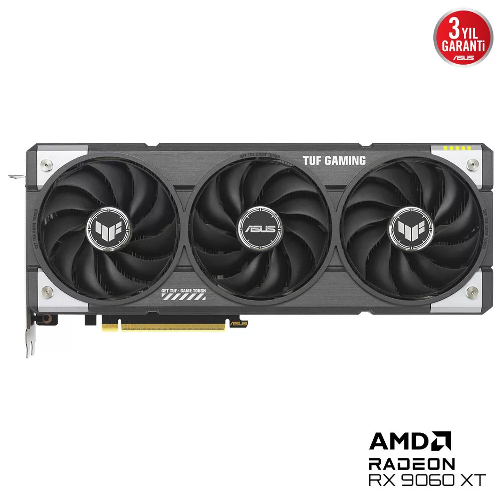 ASUS TUF-RX9060XT-O16G-GAMING AMD RADEON RX9060XT 16GB GDDR6 128bit  1xHDMI 2xDP EKRAN KART