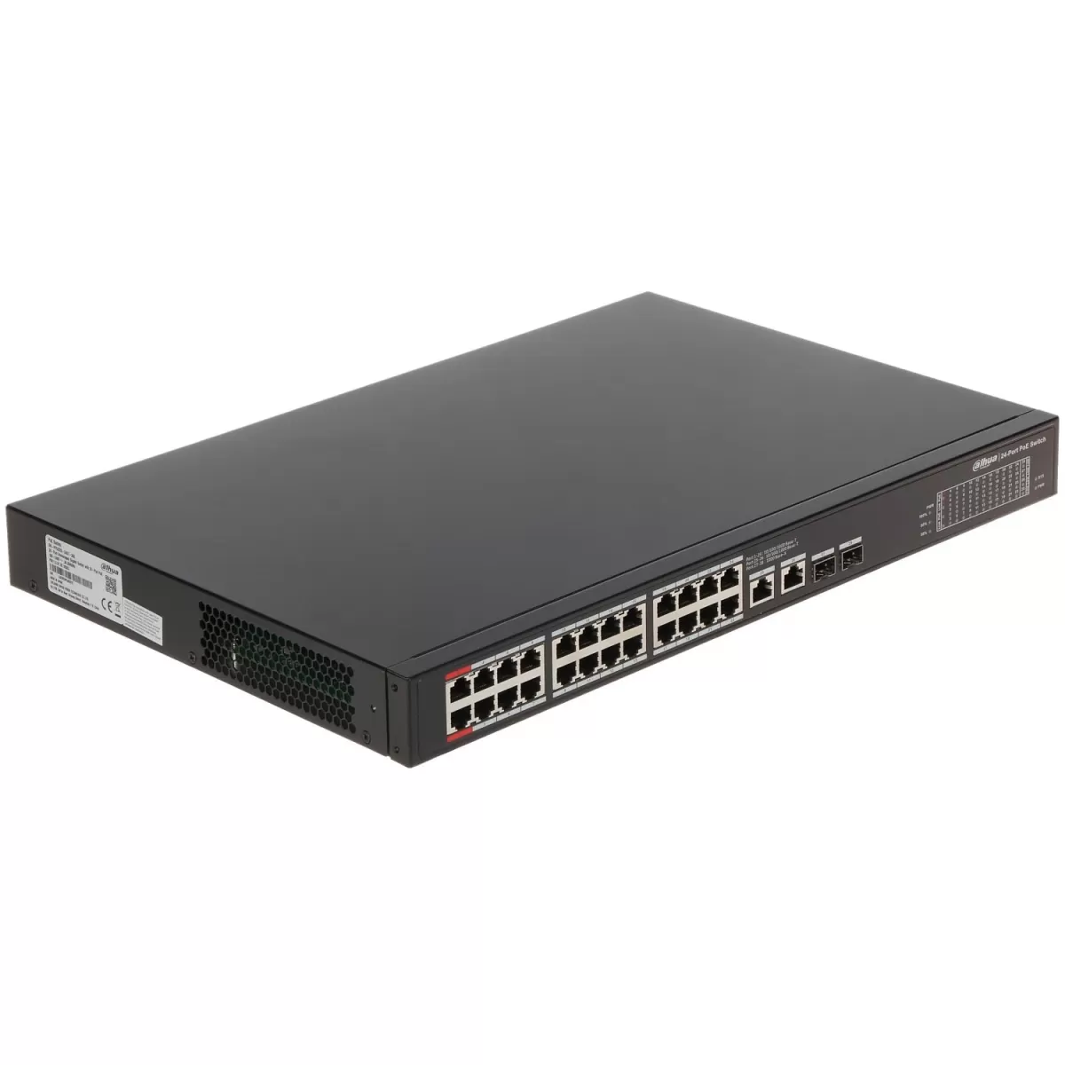 DAHUA PFS3228-24GT-360-V2 24 PORT 10/100/1000 2 PORT UPLINK +2 SFP 360 WATT YONETILEMEZ POE SWITCH