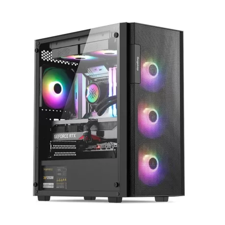 SEGOTEP Axe 5 650W 80+ 4x RAINBOW FIXED LED FAN MIDI TOWER 1xUSB 3.0 / 2xUSB 2.0 SİYAH GAMING KASA