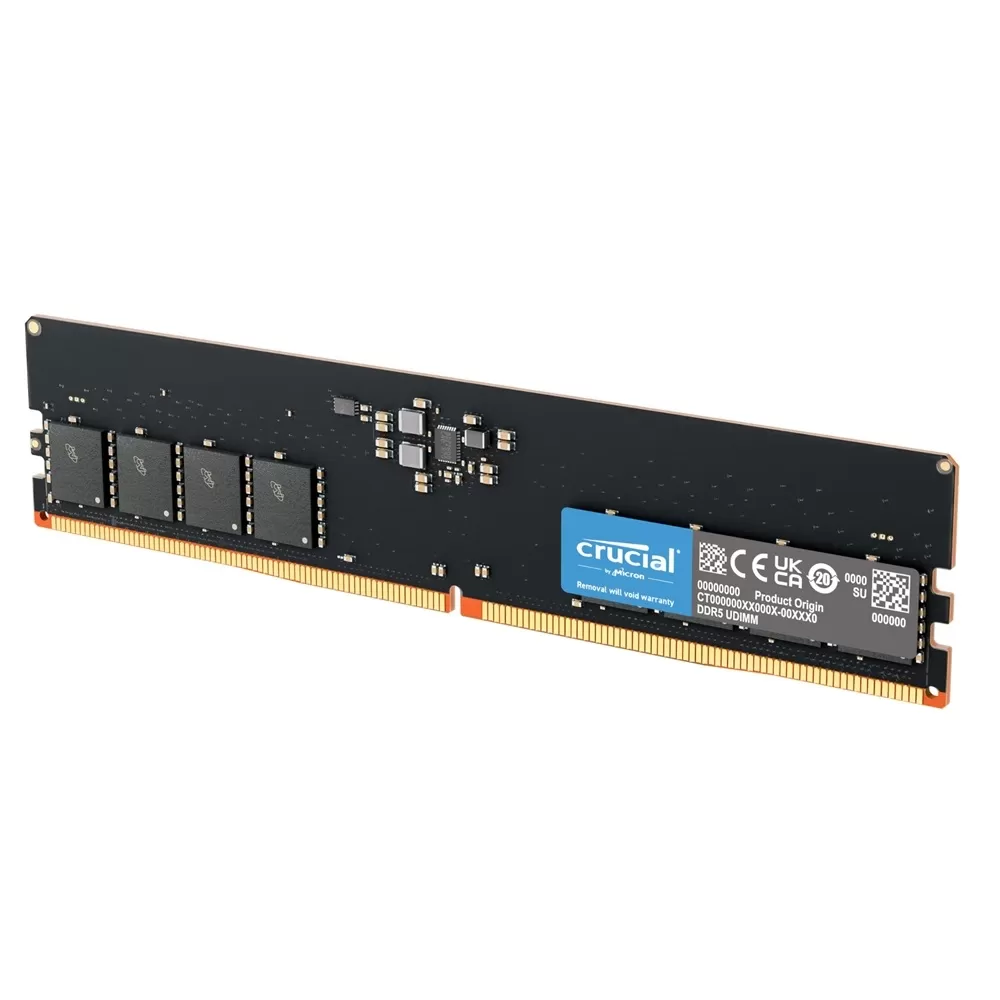 CRUCIAL 32GB 5600MHz DDR5 PC RAM CT32G56C46U5 KUTULU