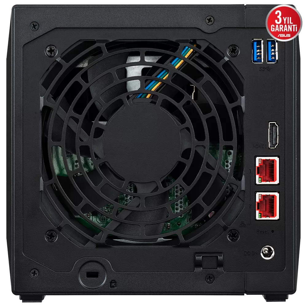 ASUSTOR AS5404T 4GB 2 BAY + 2x M.2 NVME 2x 2.5GLAN DEPOLAMA ÜNİTESİ