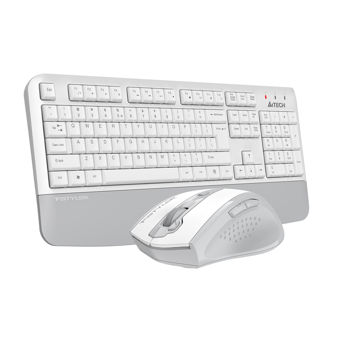 A4 TECH FG2500S PLUS KABLOSUZ MULTİMEDYA BEYAZ/GRİ 2.4 GHz /3200 DPI Q KLAVYE+MOUSE
