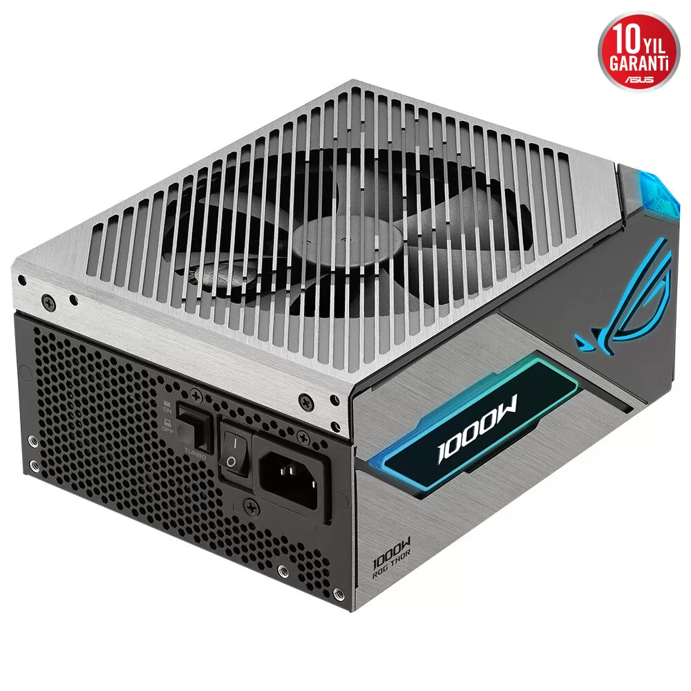 ASUS ROG-THOR-1000P3 1000W 80+ PLATINUM MANYETİK OLED EKRAN POWER SUPPLY PCI-E 5.0