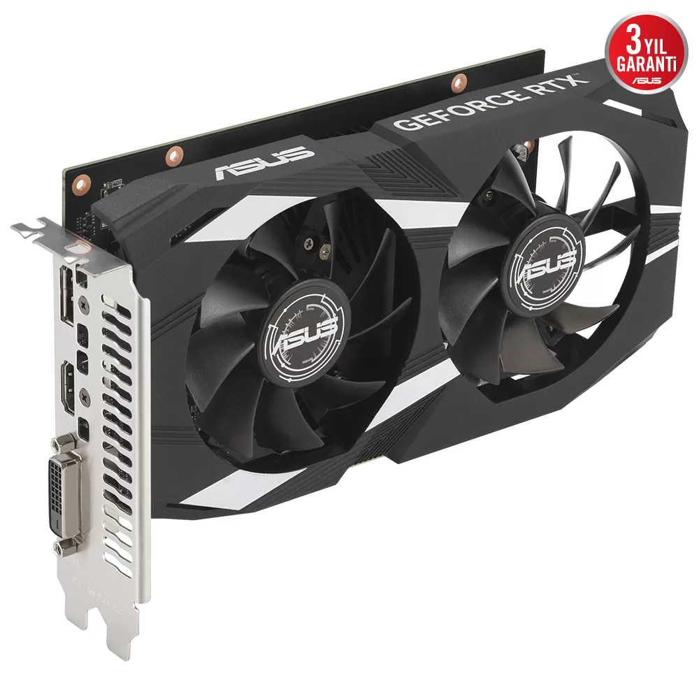 ASUS DUAL-RTX3050-O6G RTX3050 6GB GDDR6 128Bit DVI-D/HDMI/DP PCI-E 4.0