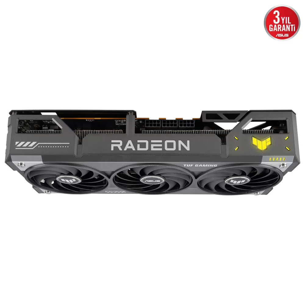 ASUS TUF-RX9070XT-O16G-GAMING AMD RADEON RX9070XT 16GB GDDR6 256bit OC 1xHDMI 3xDP RGB EKRAN KARTI