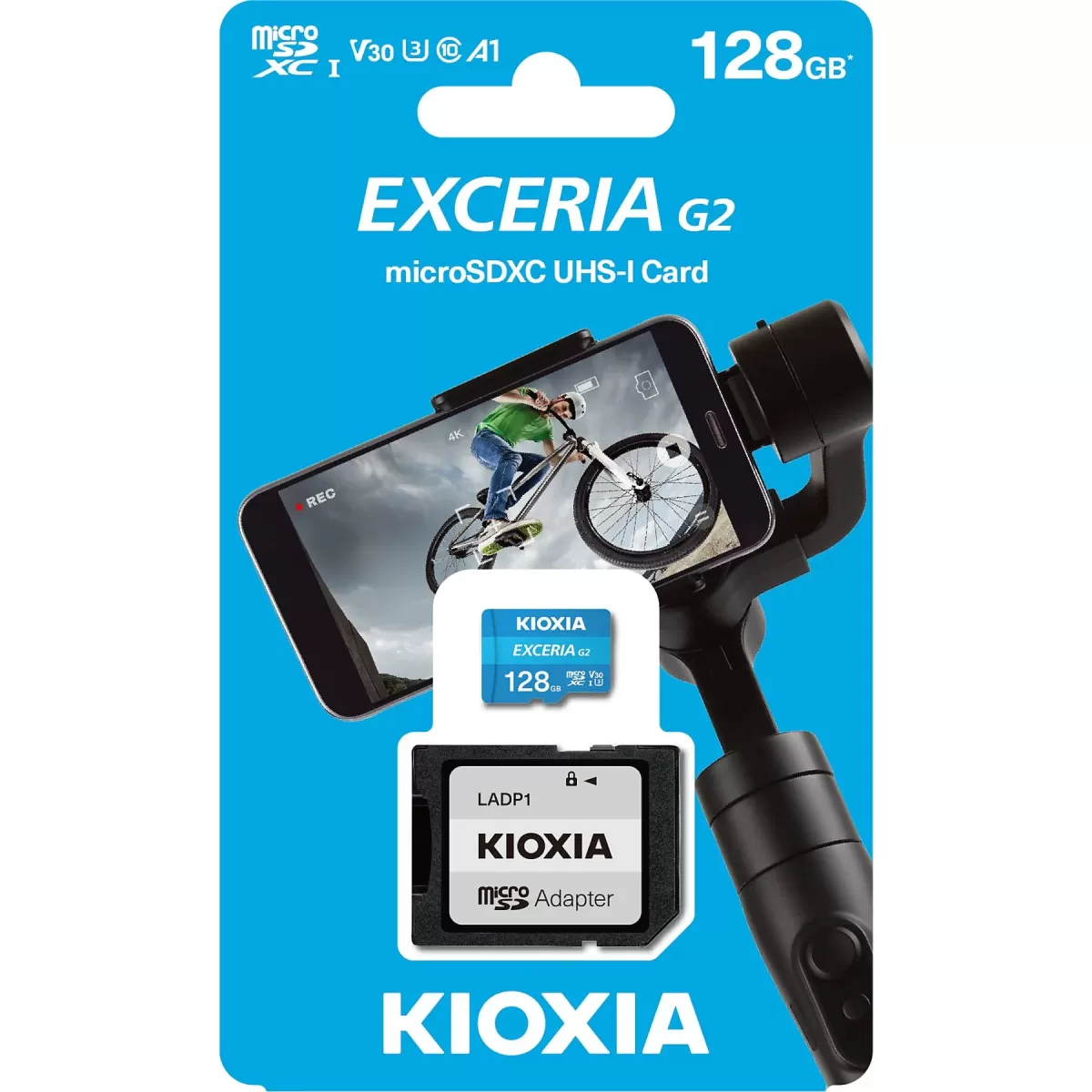 KIOXIA EXCERIA G2 128GB MICRO SDXC CLASS10 100/50MBs HAFIZA KARTI LMEX2L128GG2