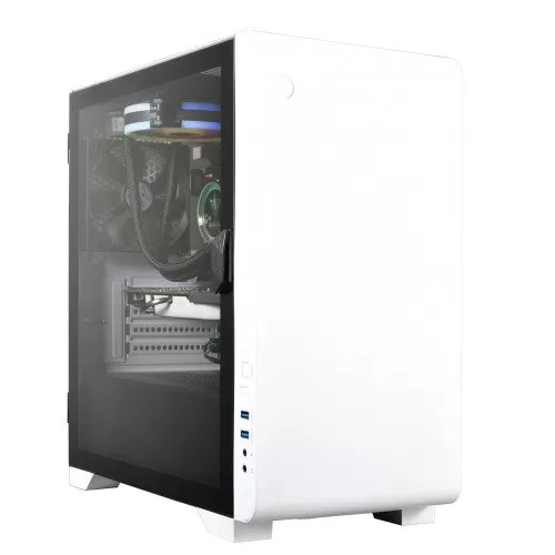 GAMDIAS MARS E2 500W 80+ TEMPERED GLASS USB 3.0 BEYAZ GAMING KASA