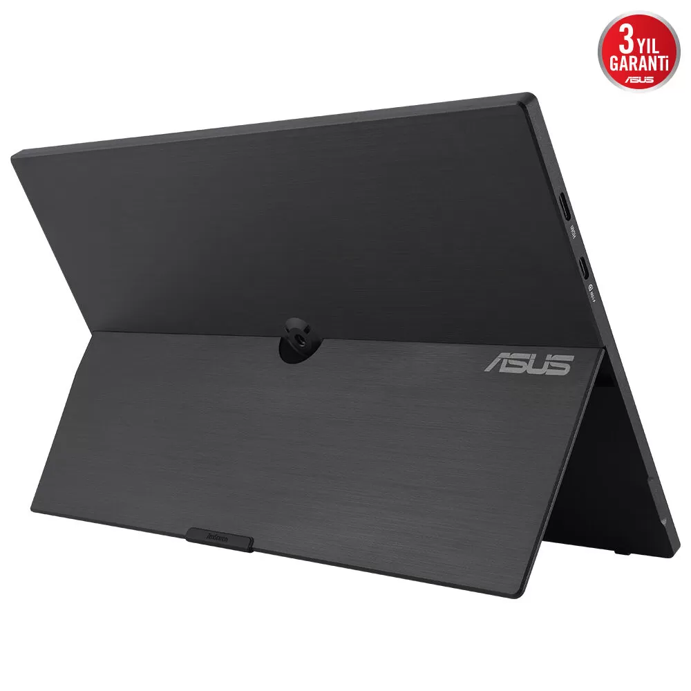 ASUS ZenScreen MB16AHV 15.6 IPS 1920x1080 5ms 60Hz 250cd USB-C 3YIL MAT EKRAN, USB-C to A ADAPTOR, DÜŞÜK MAVİ IŞIK, ANTIBAKTERİYAL KAPLAMA  TAŞINABİLİR USB MONITOR 