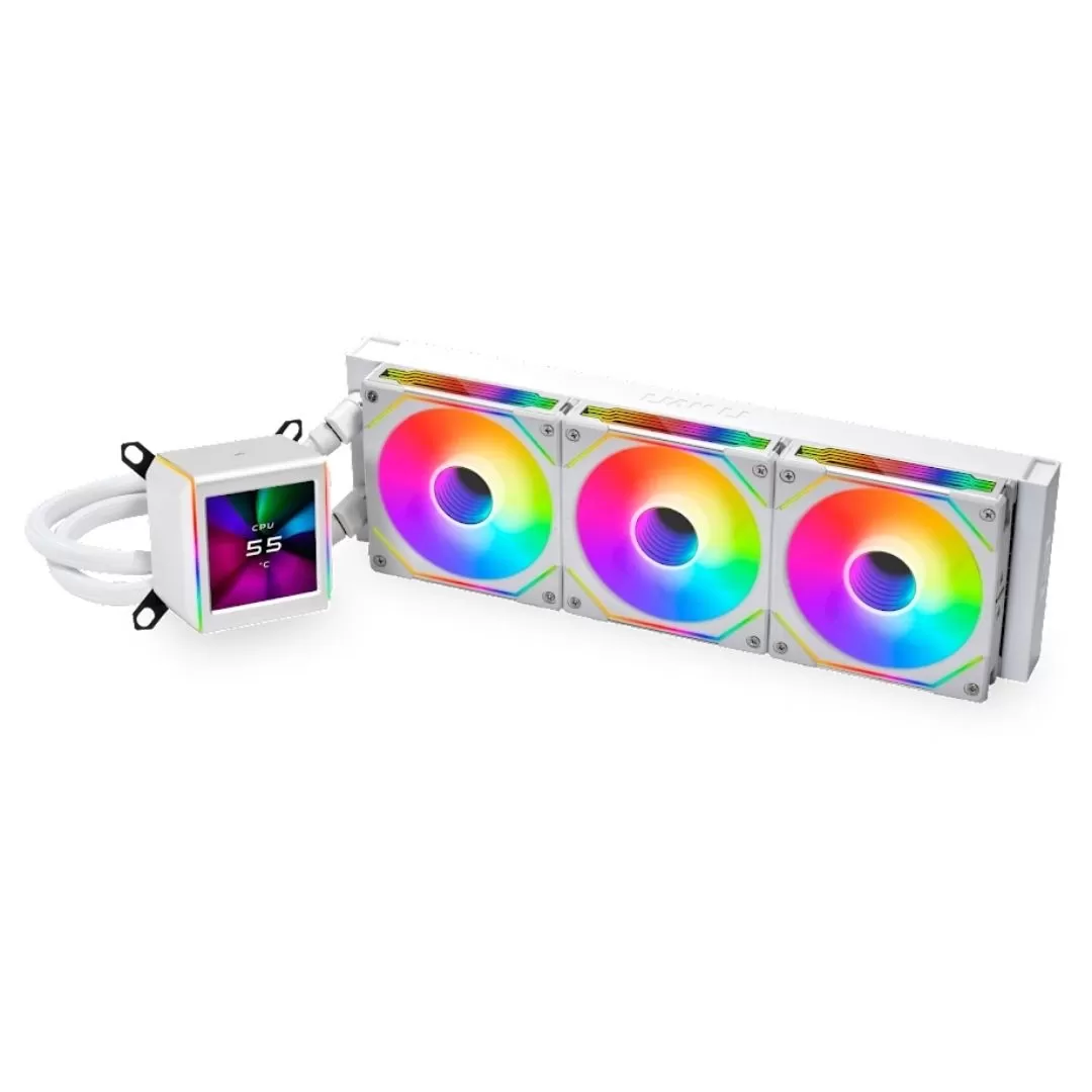 LIAN LI GALAHAD II LCD SL-INFINITY 360MM LGA1700/AM5 SOKET BEYAZ İŞLEMCİ SIVI SOĞUTUCU G89.GA2ALCD36INW.00