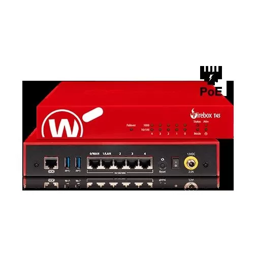 WATCHGUARD FIREBOX T45-POE + 1 YIL LISANS UCRETSIZ KURULUM DESTEGI
