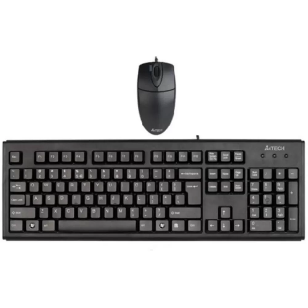 A4 TECH KM-72620D TÜRKÇE USB MULTİMEDYA SİYAH Q KLAVYE MOUSE