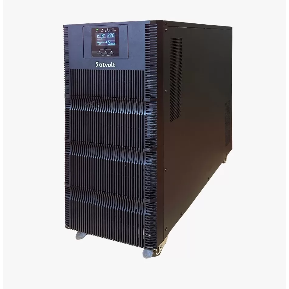 DOTVOLT MN PLUS 10KVA (DAHİLİ MANUEL BY-PASS) 16x12V/9AH 1F/1F ONLİNE UPS