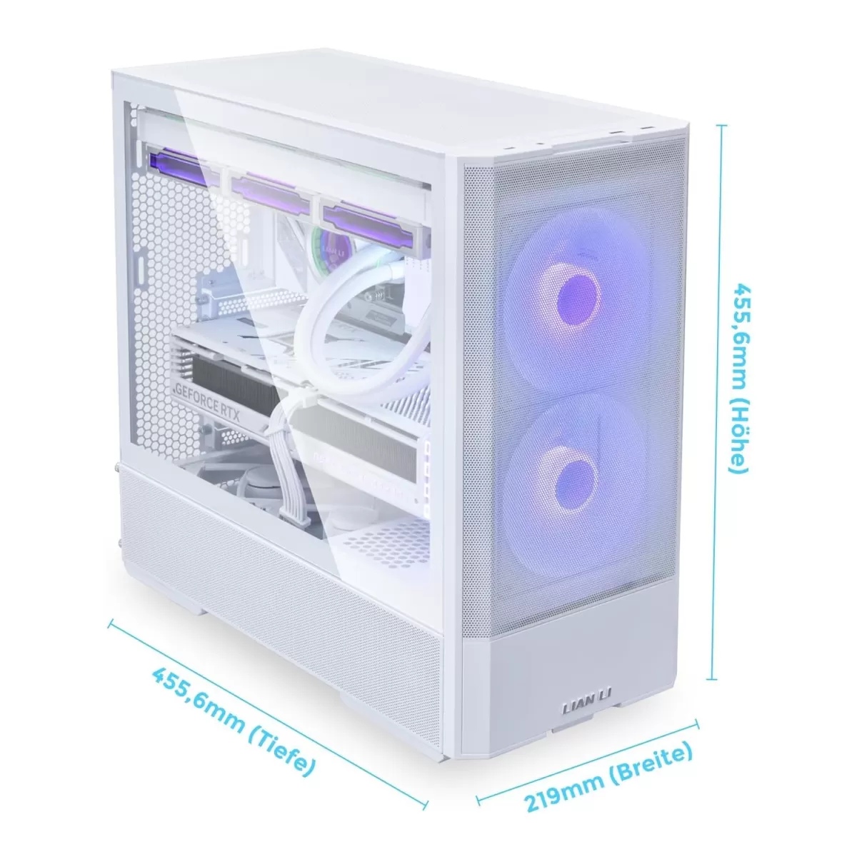 LIAN LI LANCOOL 207 4x FAN MID-TOWER BEYAZ ATX KASA G99.LAN207RW.00