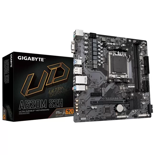 GIGABYTE A620M-S2H 2xDDR5 VGA+DP 1xM2 AM5 ANAKART