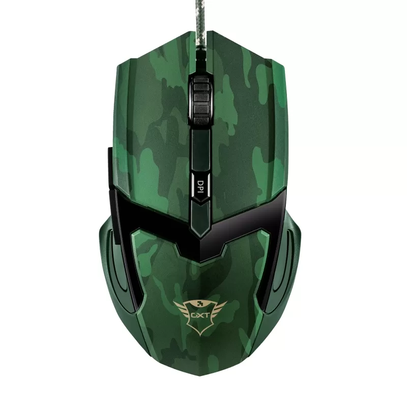 TRUST GAV 22793 GTX 101C USB 4800DPI KAMUFLAJ RGB GAMING MOUSE