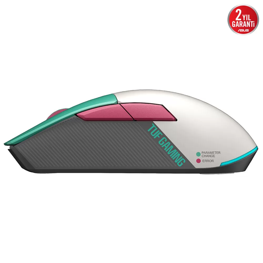 ASUS P521 TUF GAMING MINI WL MIKU HATSUNE MIKU EDİTİON 12000 DPI AURA SYNC RGB KABLOSUZ GAMING MOUSE