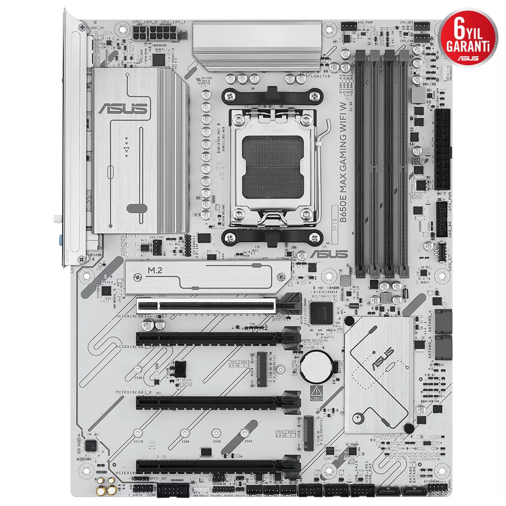 ASUS B650E MAX GAMING WIFI W 4xDDR5 DP/HDMI 3xM.2 AM5 ANAKART