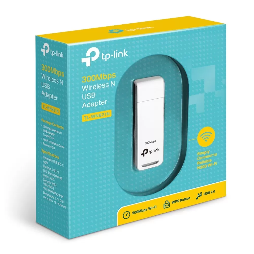 TP-LINK TL-WN821N 300 MBPS USB WIRELESS ADAPTÖR
