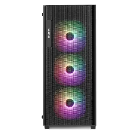 SEGOTEP Axe 5 650W 80+ 4x RAINBOW FIXED LED FAN MIDI TOWER 1xUSB 3.0 / 2xUSB 2.0 SİYAH GAMING KASA