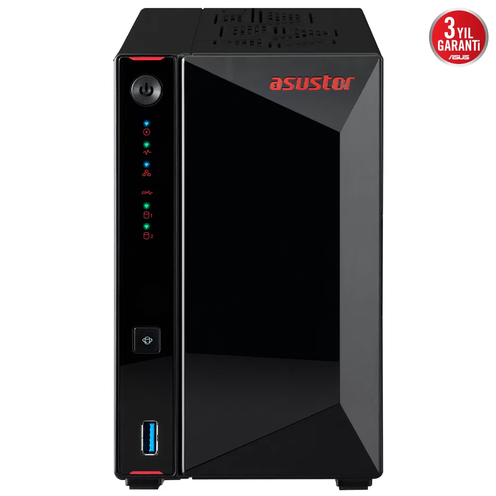 ASUSTOR AS5402T 4GB 2 BAY 2x 2.5GLAN DEPOLAMA ÜNİTESİ
