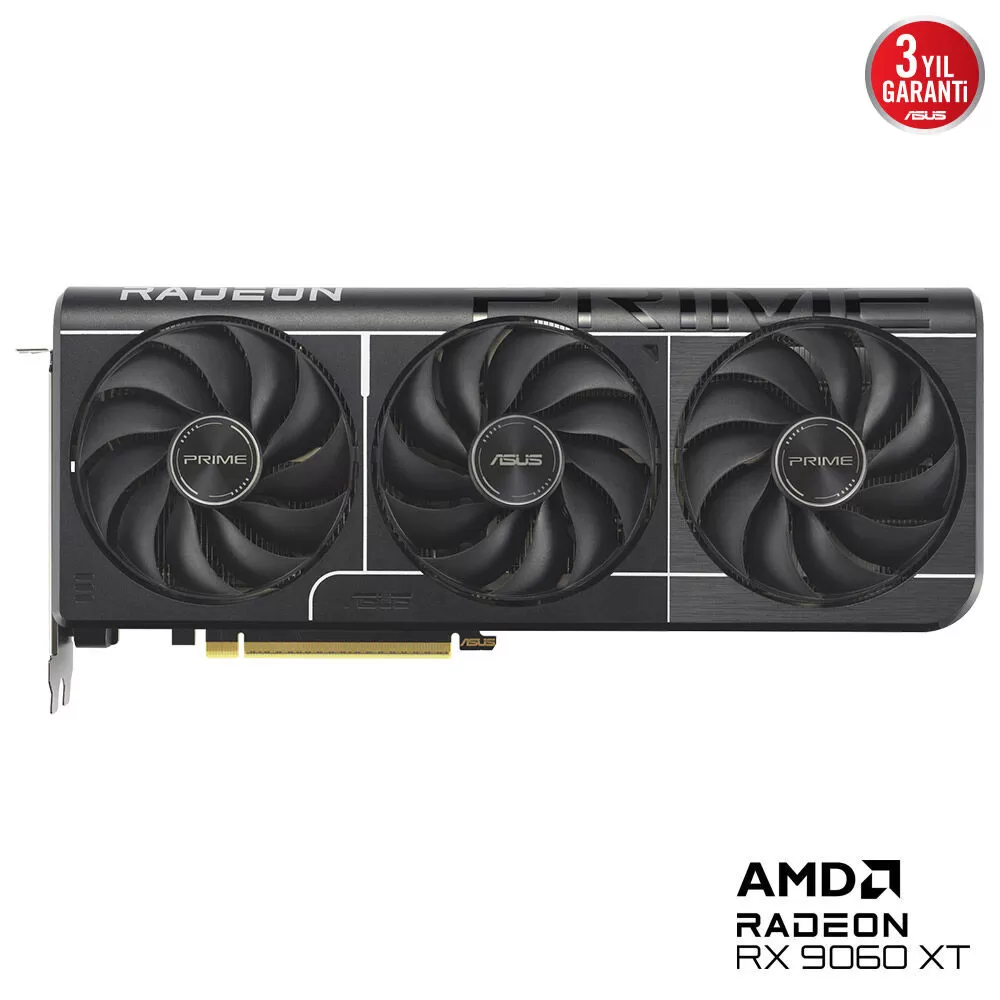 ASUS PRIME-RX9060XT-O16G RX9060XT 16GB GDDR7 128Bit 3xDP/1xHDMI