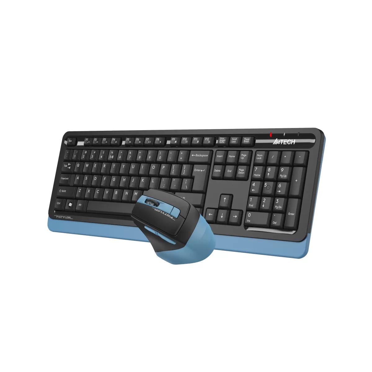 A4 TECH FG1035 KABLOSUZ STANDART SİYAH/MAVİ Q KLAVYE MOUSE