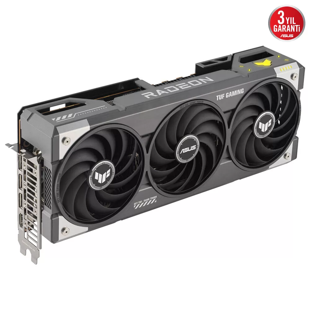 ASUS TUF-RX9070XT-O16G-GAMING AMD RADEON RX9070XT 16GB GDDR6 256bit OC 1xHDMI 3xDP RGB EKRAN KARTI