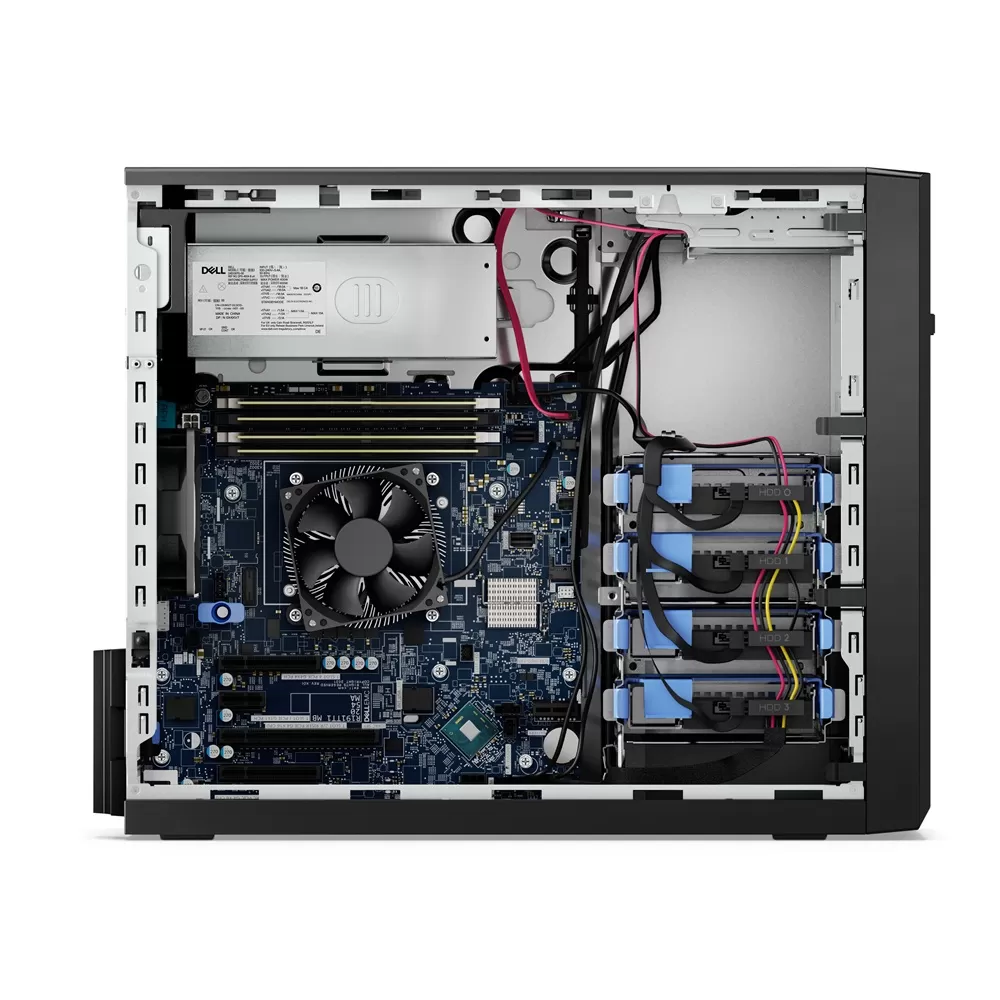DELL PET150SPL5 T150 E-2314 16GB 1x480GB SSD 1x300W 5U TOWER SERVER