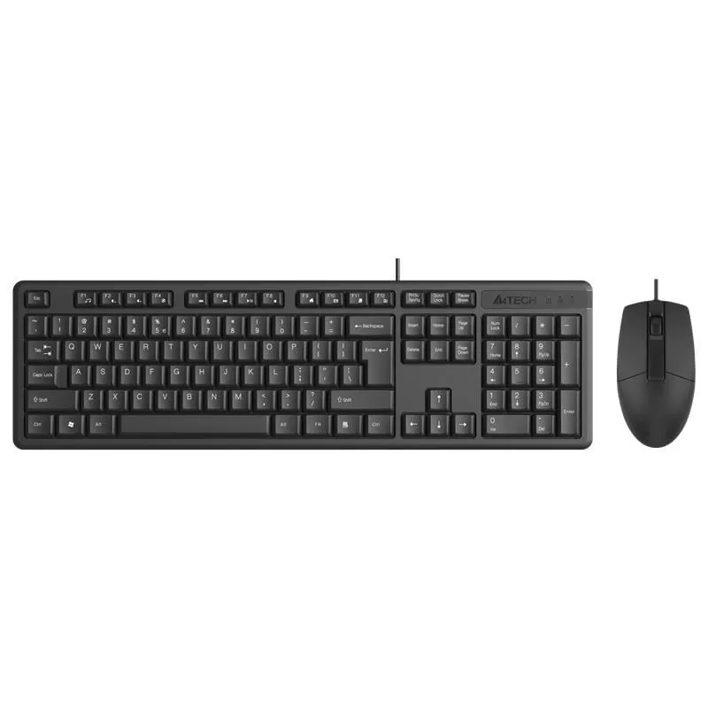 A4 TECH KR-3330 USB MULTİMEDYA SİYAH Q KLAVYE MOUSE
