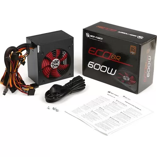 HIGH POWER HPE-600BR-A12S 600W 85+ BR 12cm FANLI POWER SUPPLY ECO