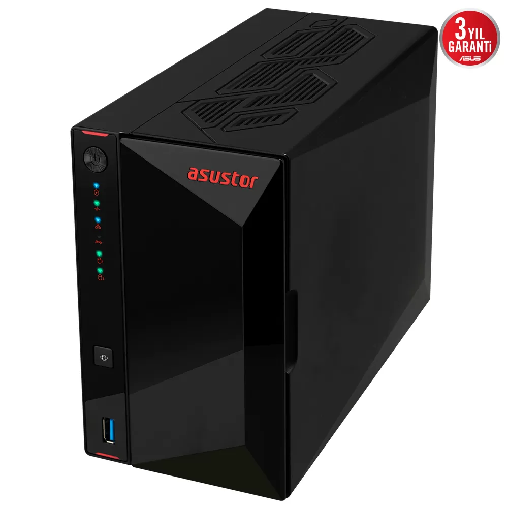 ASUSTOR AS5402T 4GB 2 BAY 2x 2.5GLAN DEPOLAMA ÜNİTESİ