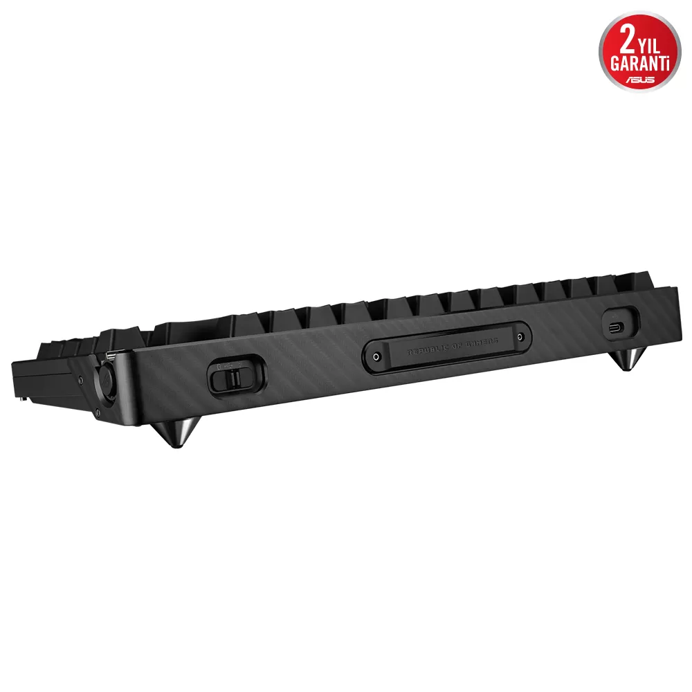 ASUS M702 AZOTH EXTREME/NXSW/UK/PBT OLED DOKUNMATİK EKRAN ALÜMİNYUM VE KARBONFİBER ŞASE MEKANIK GAMING KLAVYE