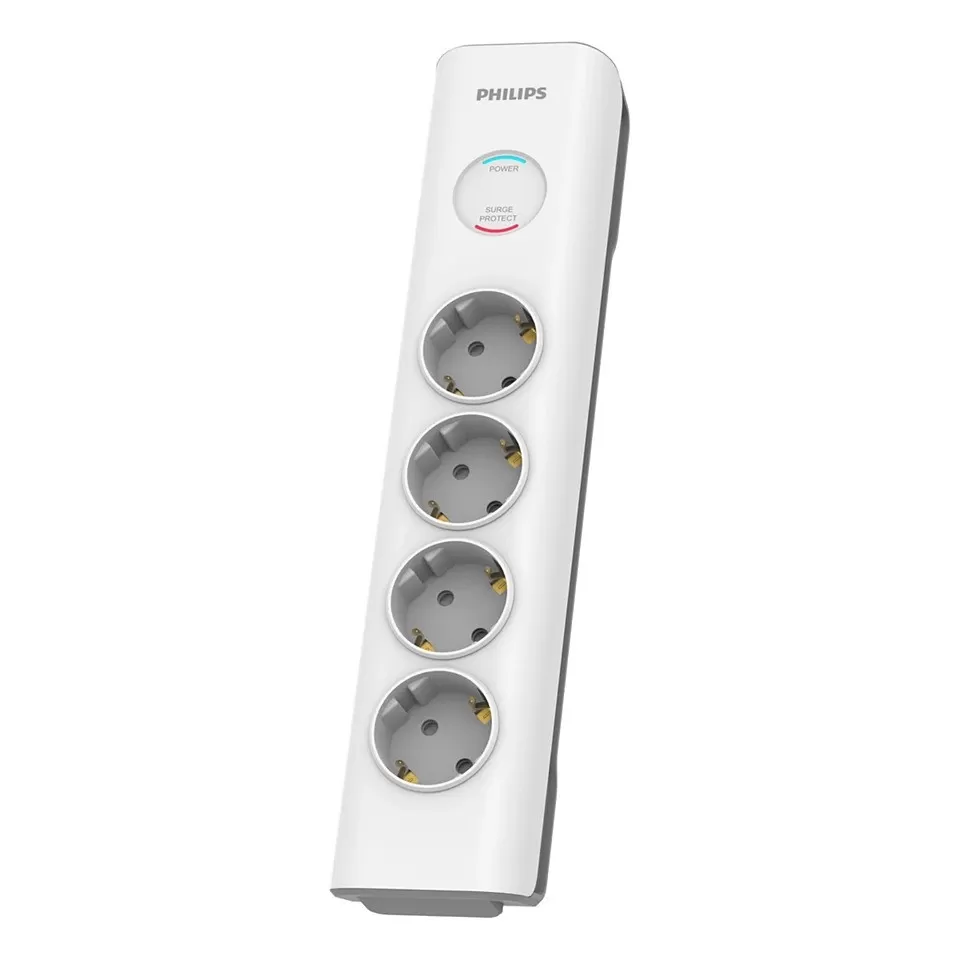 PHILIPS SPN7040WA/62 600J 4'LÜ / 2M AKIM KORUMALI PRİZ