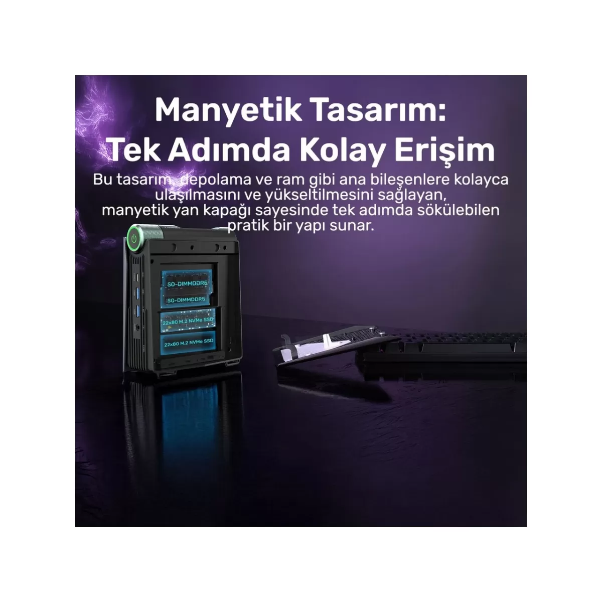RAXIUS MP S3A R5 SD-743U003 R5 7430U 16GB 512GB SSD FREEDOS MINI PC