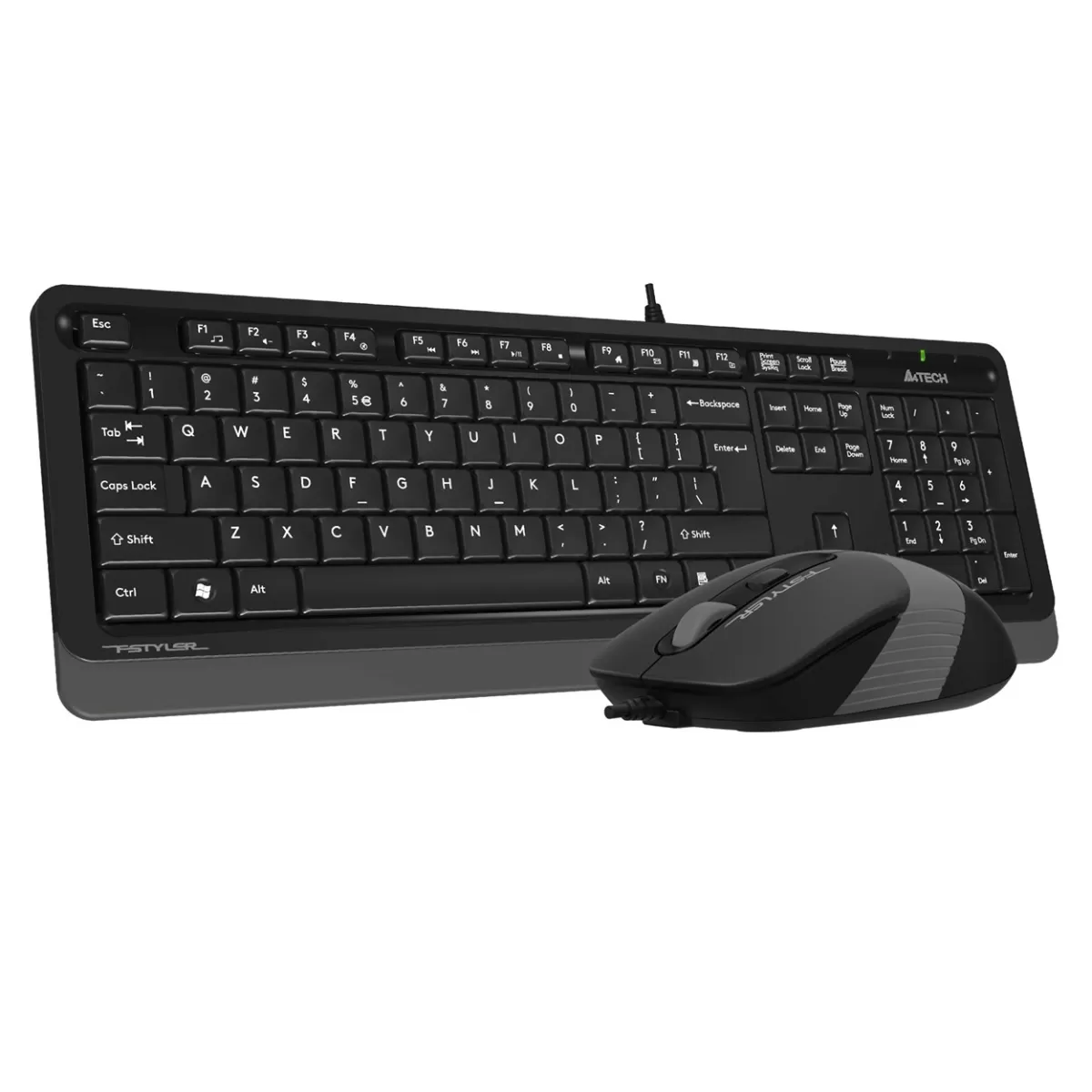 A4 TECH F1010 KABLOLU USB STANDART GRİ Q KLAVYE MOUSE