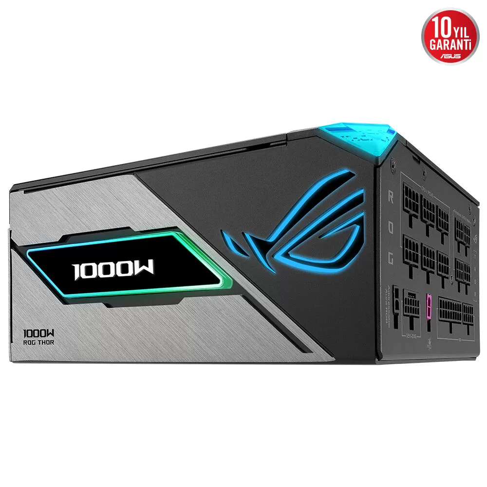 ASUS ROG-THOR-1000P3 1000W 80+ PLATINUM MANYETİK OLED EKRAN POWER SUPPLY PCI-E 5.0
