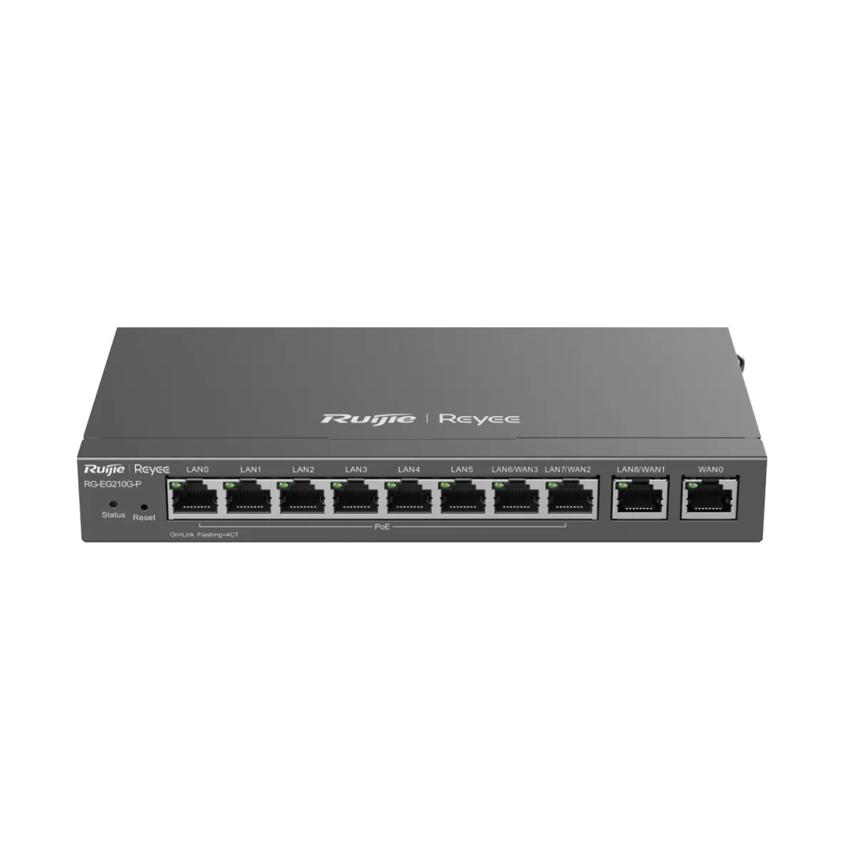 RUIJIE REYEE RG-EG210G-P 8 PORT 10/100/1000 7 PORT POE/POE+ 70 WATT YONETILEBILIR RACKMOUNT GATEWAY