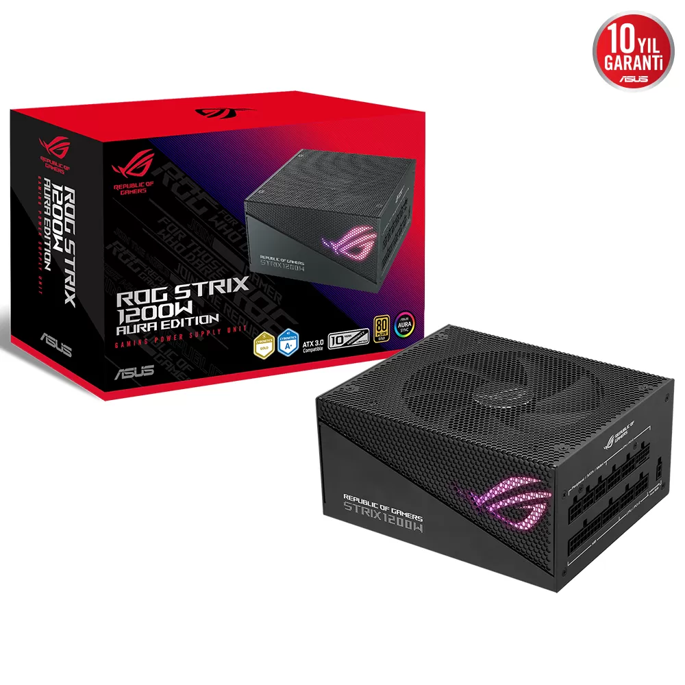 ASUS ROG-STRIX-1200G - AURA 1200W 80+ GOLD POWER SUPPLY PCI-E 5.0