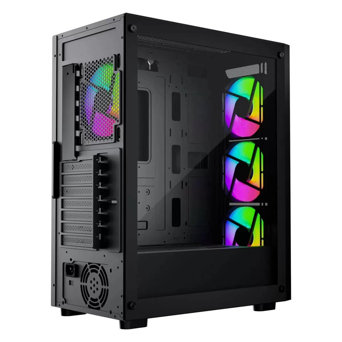 GAMEBOOSTER RAIDER GBE651B 650W 80+ 4x12CM FAN E-ATX USB3.0 GAMING KASA