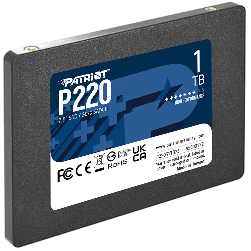 PATRIOT P220 1TB 550/500MB/s 2.5