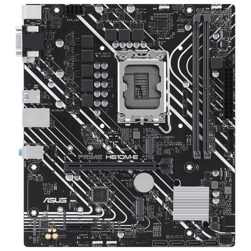ASUS PRIME H610M-E-CSM 2xDDR5 HDMI/DP 2xM.2 1xGLAN 1700P ANAKART