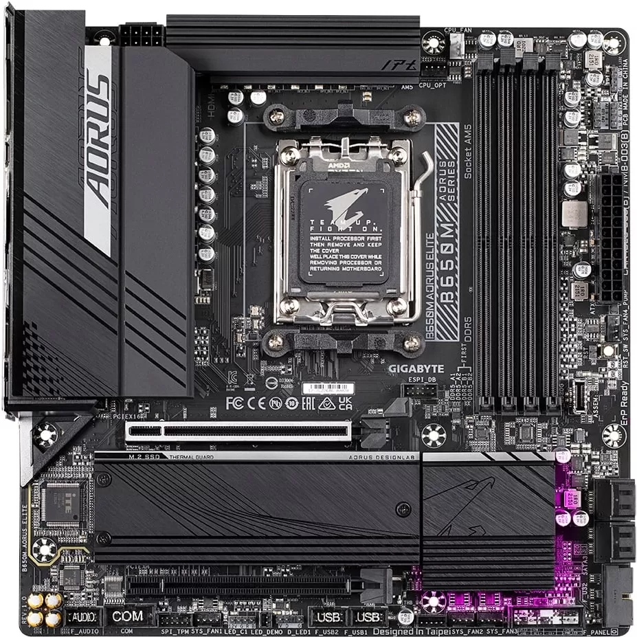 GIGABYTE B650M-AORUS-ELITE 4xDDR5 DP/HDMI 2xM.2 AM5 ANAKART
