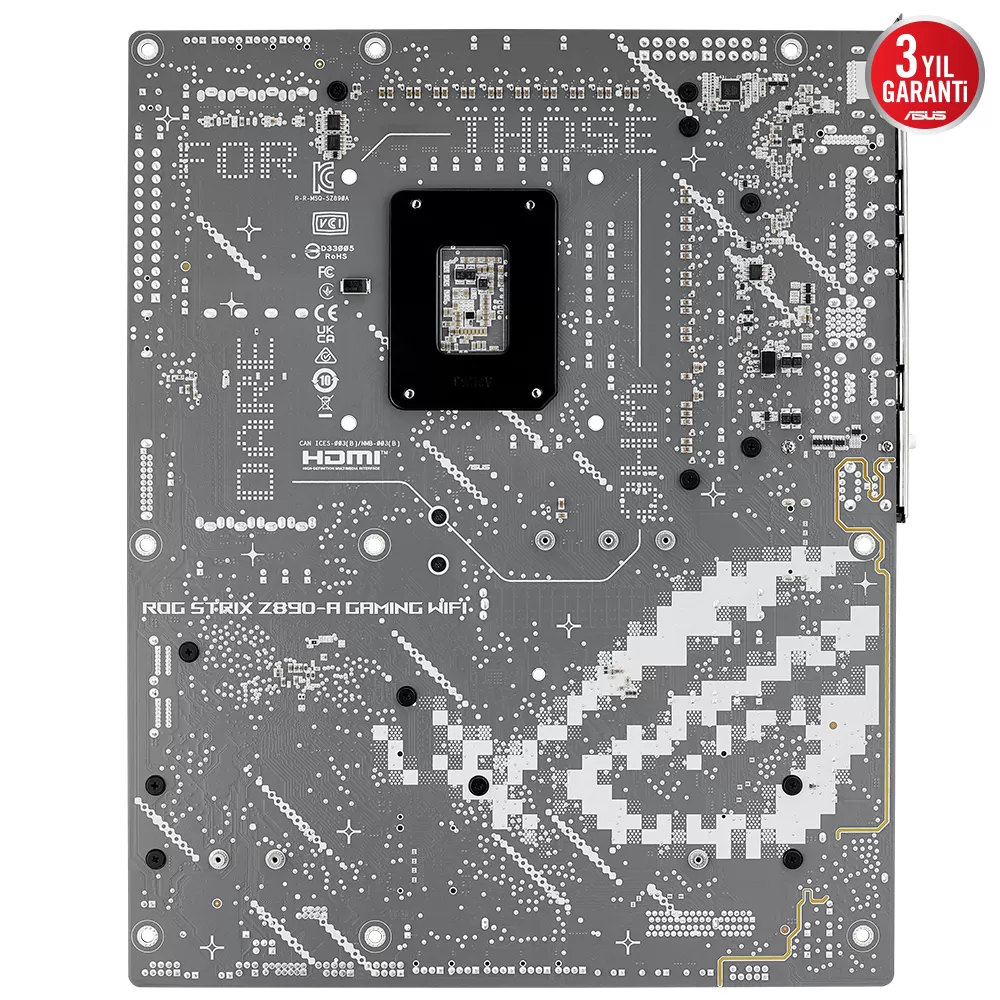 ASUS ROG STRIX Z890-A GAMING WIFI 4x DDR5 DP/HDMI 5x M.2 1x 2.5GLAN/WIFI7/BT 2x USB4 1851P ANAKART