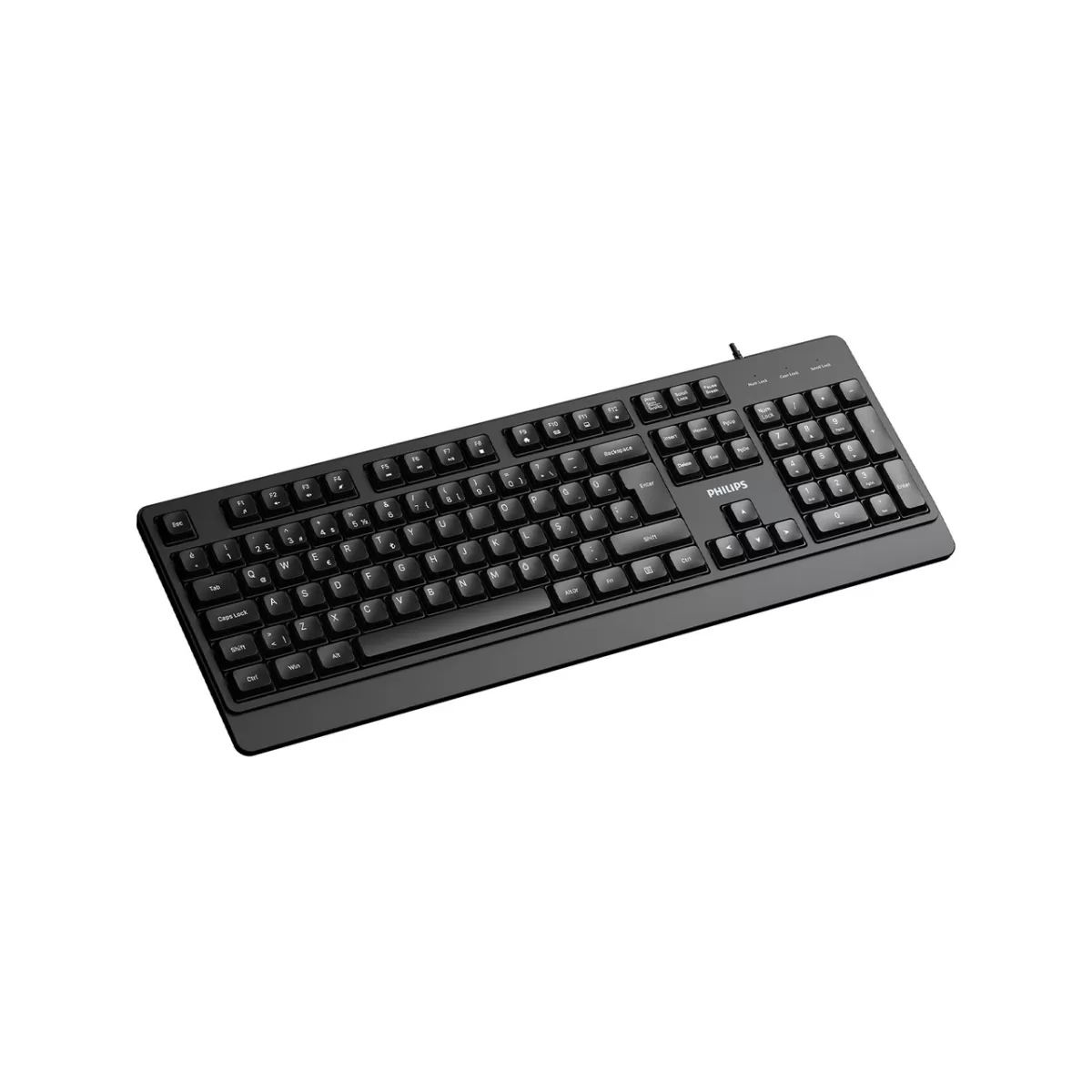 PHILIPS SPK6247B STANDART SİYAH USB KABLOLU KLAVYE