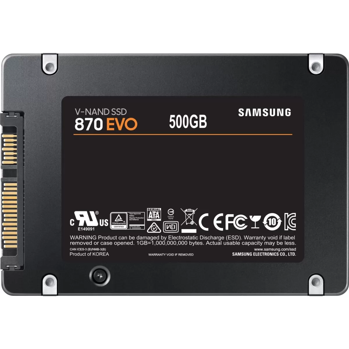 SAMSUNG 870 EVO 500GB 560/530MB/s 2.5