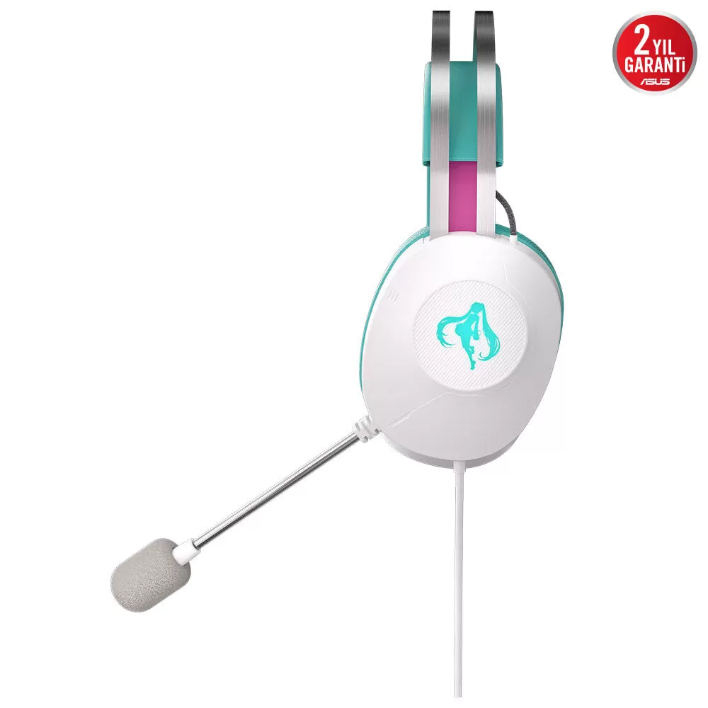 ASUS A303 TUF GAMING H1 GEN II MIKU HATSUNE MIKU EDİTİON RGB GAMING KULAKLIK