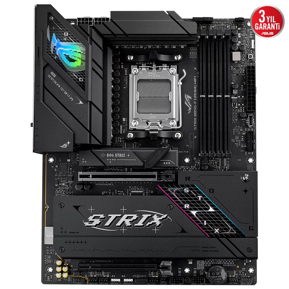 ASUS ROG STRIX B850-F GAMING WIFI 4xDDR5 DP/HDMI 4xM.2 AM5 ANAKART