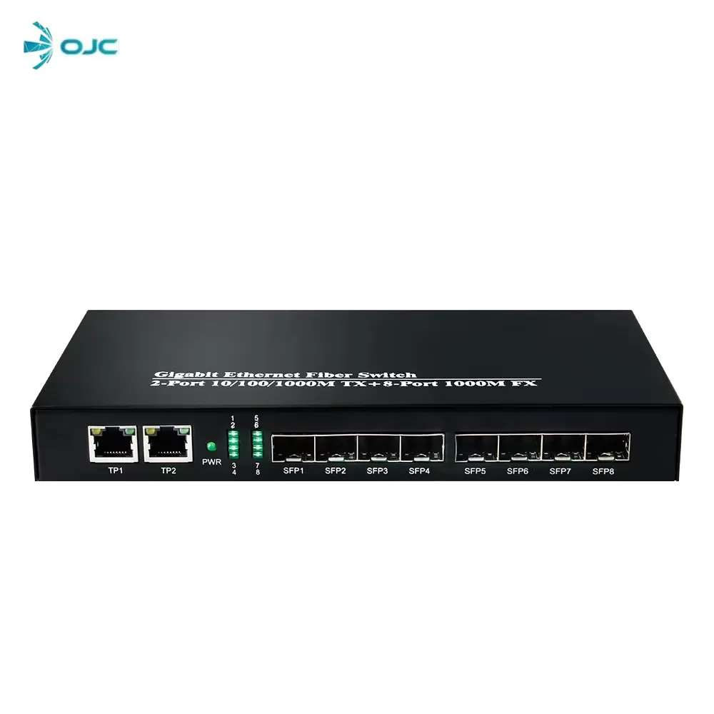 ODS 08ODS-8S2P 8 PORT SFP 10/100/1000 2 X UPLINK YONETILEMEZ  SWITCH