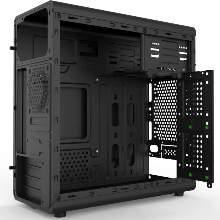 VENTO CIO_TML117 400W 3x8CM FAN MICRO ATX 2xUSB2.0/1xUSB3.0 SİYAH KASA