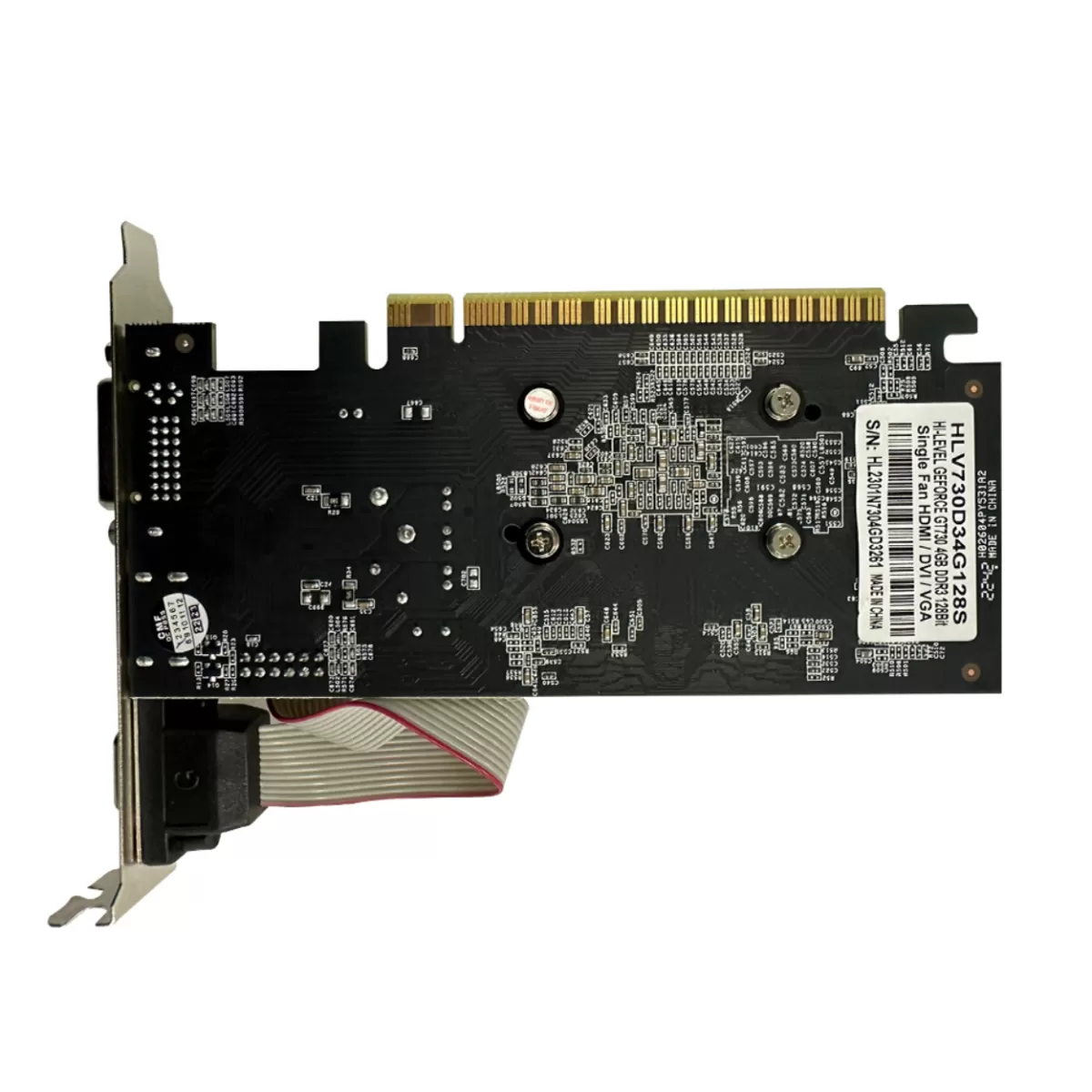 HI-LEVEL HLV730D34G128S GEFORCE GT730 4GB DDR3 128Bit VGA/DVI/HDMI 16X DX11